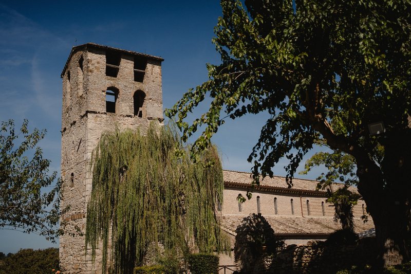 Il campanile e la pietra dell’Abbazia