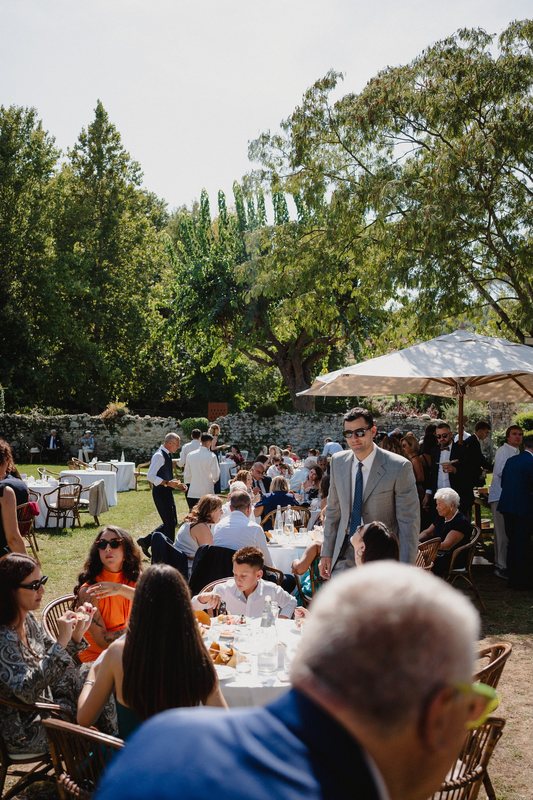 Ospiti e accoglienza nel giardino