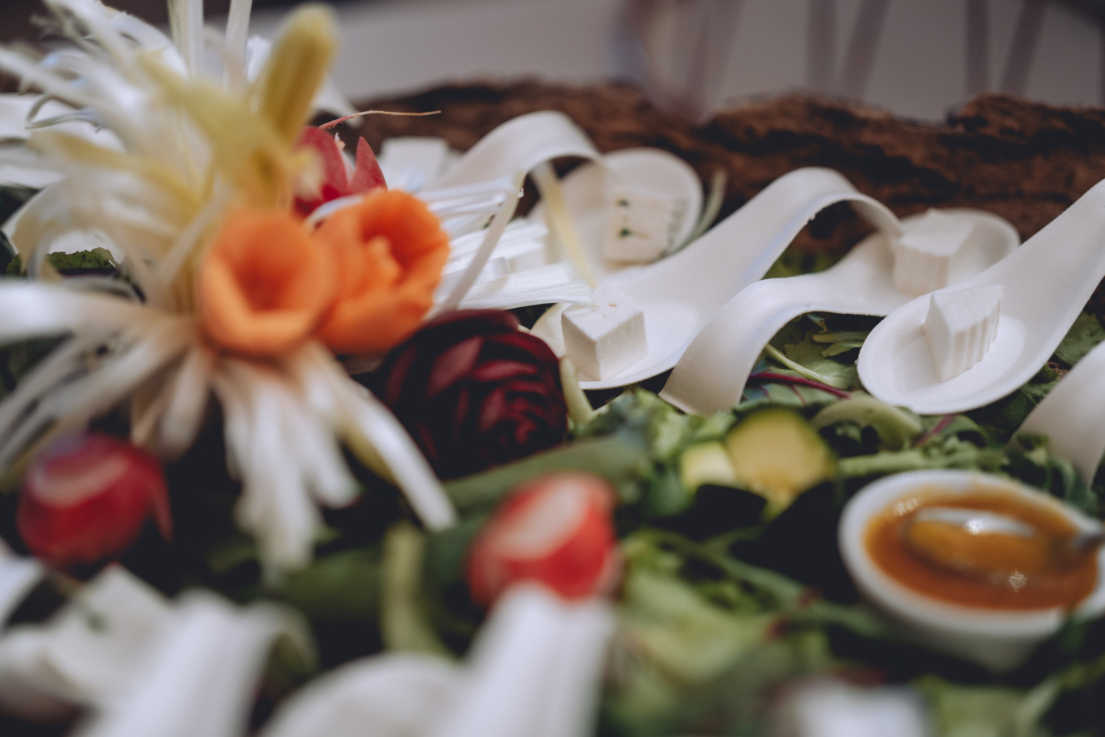 La cucina e il buffet del ricevimento
