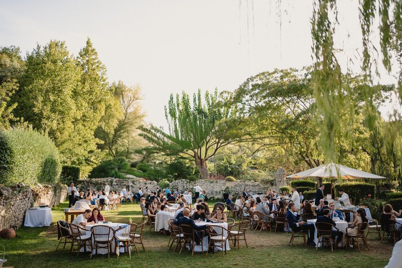 Ospiti e accoglienza nel giardino