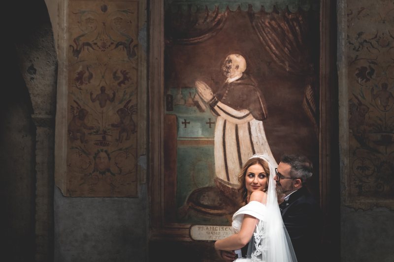 La cerimonia nella chiesa dell’Abbazia